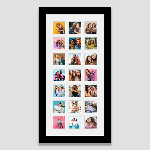 Multi photo frame for 21 photos